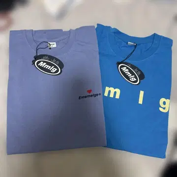 87MM/Mmlg 티셔츠 2장 세트 M 사이즈