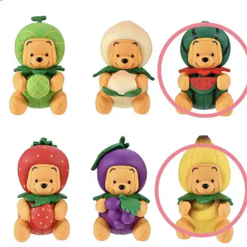 디즈니 스토어 도쿄 디즈니 리조트점 한정 푸우 가챠 바나나, 수박