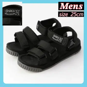 SHAKA 샤카 남성용 샌들 25cm 네오 번지 블랙