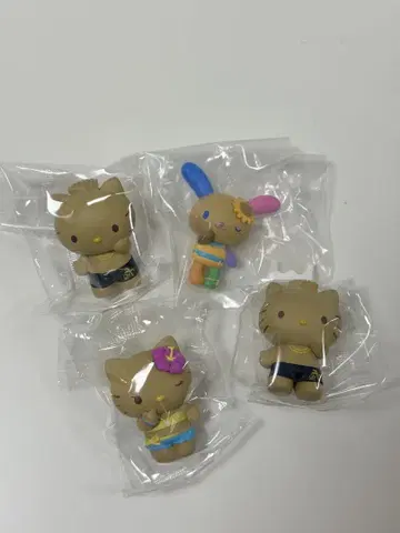산리오 캐릭터즈 다 같이 바캉스 피규어 키티 우사하(*우사하나)
