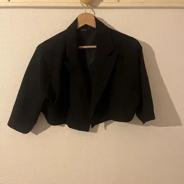 JEANASIS 블랙 크롭 자켓
