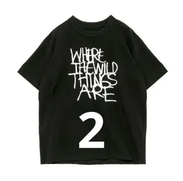 사이즈 2 sacai 25aw T셔츠 WHERE THE 괴수