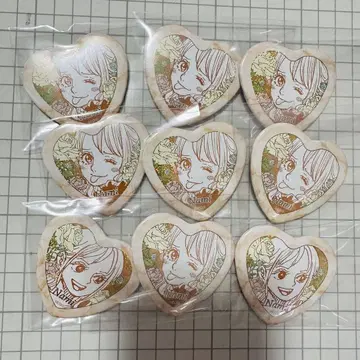 ONE PIECE 상디의 여기가 올 블루다 하트 캔뱃지 나미 9점