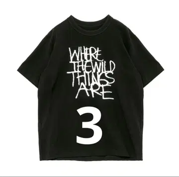사이즈 3 sacai 25aw 괴수 WHERE THE 티셔츠