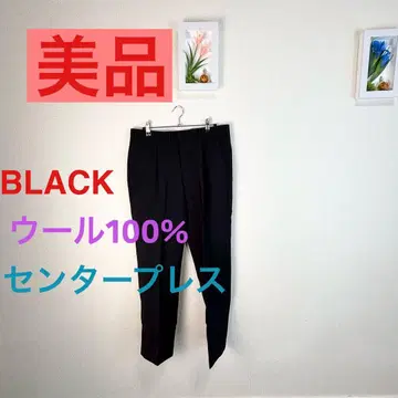 z337 수트 울 블랙 슬랙스 센터 프레스 포멀