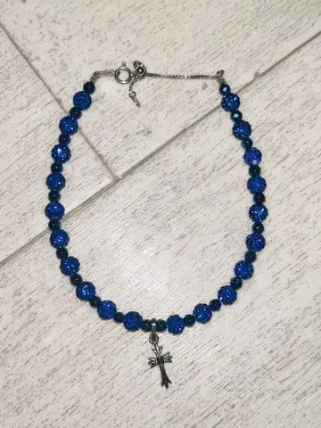Stonec Jewelry 블루 발찌
