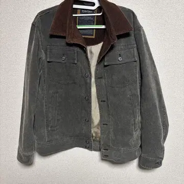 TEHAMA 그레이 코듀로이 자켓 (옷깃)