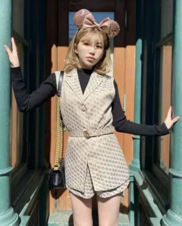 미사용 새상품 DR 자카드 셋업