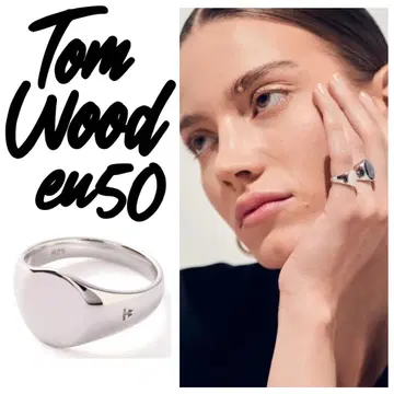 [ 정가 3.7만 ] TOM WOOD 미니 시그넷 반지 실버 EU50 W