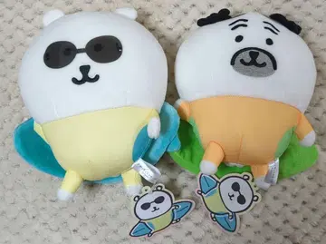 나가노의 곰 치이카와 나가노 캐릭터즈 서핑 봉제 인형