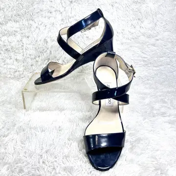 JIMMY CHOO 샌들 웨지솔 스트랩