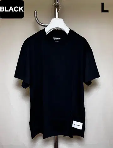 새상품 L JIL SANDER 22aw 팩 티셔츠 블랙 장미 13910