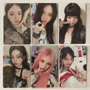 IVE Be Alright 아스마트 특전 트레이딩 카드 6장 컴플