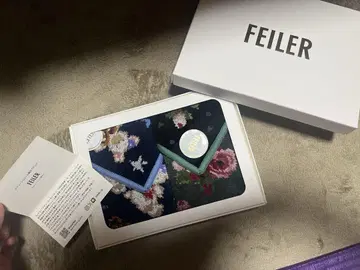 미사용 새상품 FEILER/페이 타월 손수건 2매 세트