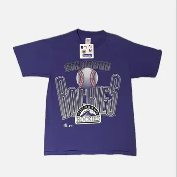 90s USA제 MLB 데드스탁 록키스 티셔츠 GTS