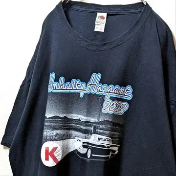 프룻 오브 더 룸 허브 시티 행아웃 T셔츠 블랙 2XL 구제 의류