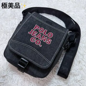 미사용급 레어 폴로 숄더백 데님 백