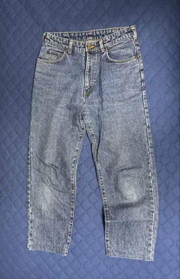 Wrangler 스트레이트 데님 라이트 블루 31inc