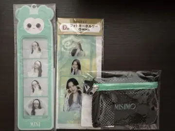 MISIMO 미나 4컷 키링 미니 파우치