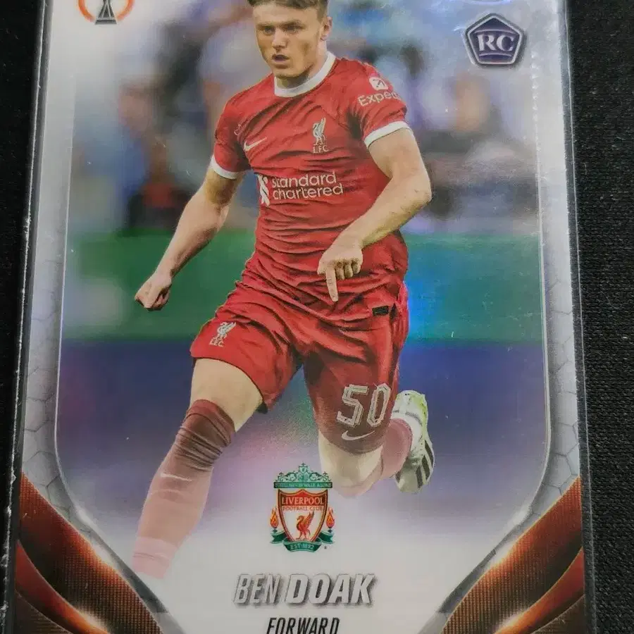 23/24 Topps Chrome Liverpool Ben Doak Refractor Rookie Soccer Card #루키축구카드,#리버풀,#벤독,#탑스크롬  on Bunjang Global Site.