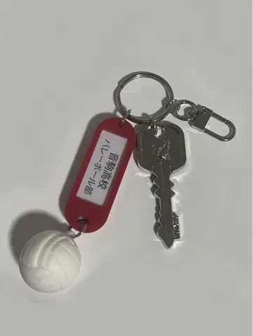 트레이딩 고등학교 이름이 들어간 열쇠 참 키링 네코마 고교