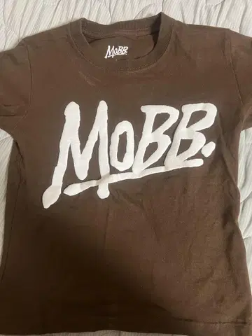 MOBB 브라운 티셔츠 사이즈 S
