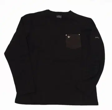 Schott 샷 3123190 가죽 포켓 긴팔 티셔츠 롱T
