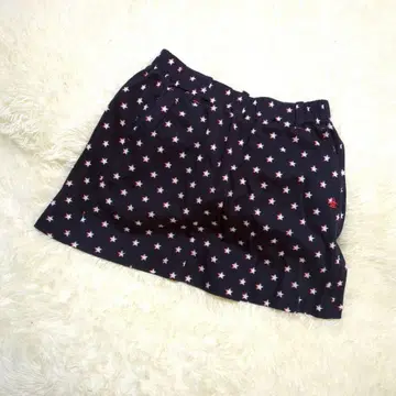 먼싱웨어 미니 스커트(M) 별 패턴 로고 자수 골프 스포츠 올 패턴