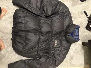 FIRST DOWN 블랙 다운 자켓