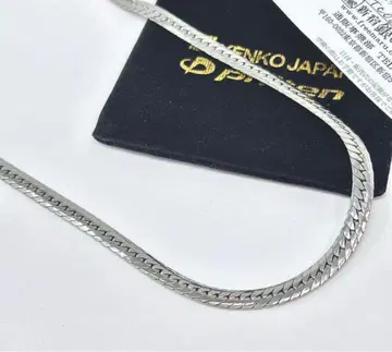 phiten 5.5mm 폭 평키헤이 체인 티타늄 목걸이 50cm