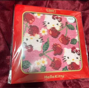 새상품 페일러 산리오 콜라보 체리 헬로키티 타월 손수건