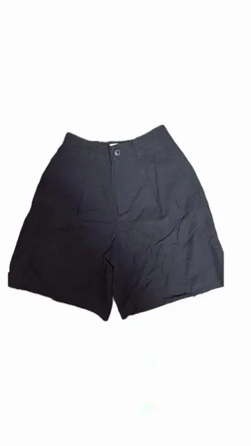 [새상품급] UNIQLO 린넨 하프 팬츠 블랙