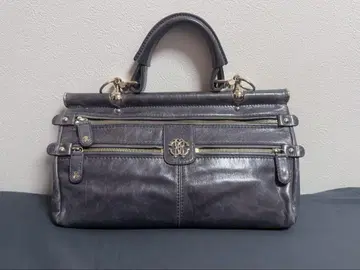 roberto cavalli 가죽 백 핸드백 그레이