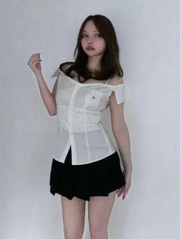 앤드메리 니나 미니 드레스 그레이