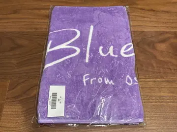Blue Mash 로고 타월 퍼플 보라색 핑크