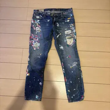 폴로 랄프로렌 페인트 데님 28인치