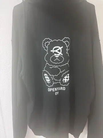 OPENYARD 블랙 후드티