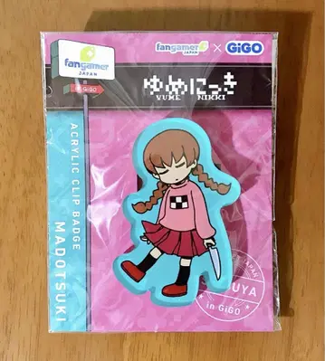 유메닛키 아크릴 클립 배지 창문 게이머 야키 gigo 시부야