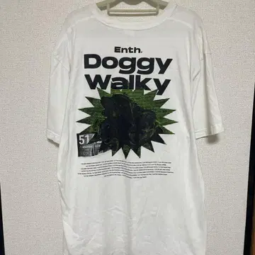 Enth. Doggy Walky 티셔츠 XXL