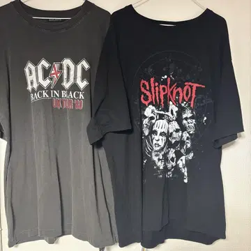XUDOG sliplnot + ACDC 티셔츠 세트
