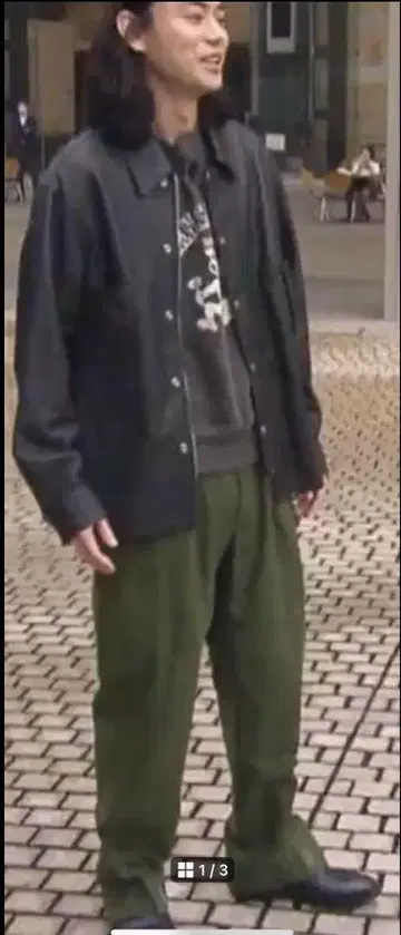 스다 마사키 실물 데드스탁 스웨덴군 M59 카고 팬츠