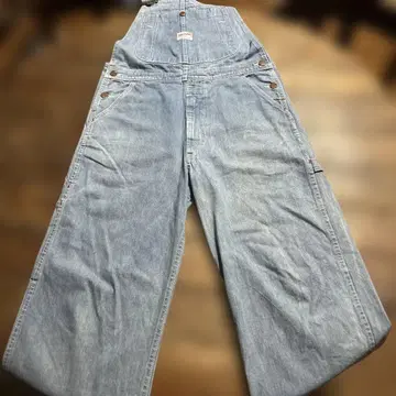 wrangler 랭글러 데님 오버롤 올인원 라이트 블루 M 사이즈