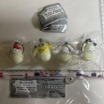 가챠 산리오 캐릭터 말랑말랑 마스코트 오이스터 흉내내기 전 4종 컴프