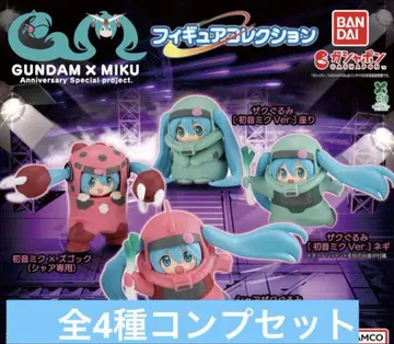 GUNDAM x MIKU 하츠네 미쿠 건담 피규어 전4종 컴프 세트