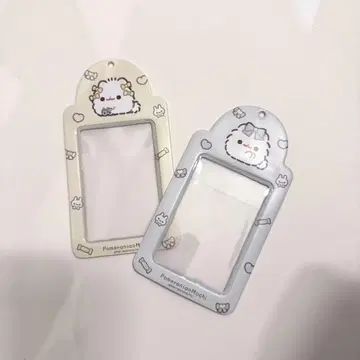포메라니안 모찌 트레이딩 카드 케이스 파랑 옐로우 컬러