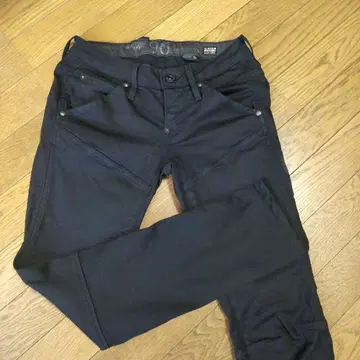 G-Star 96 GS-001 DENT 블랙 스트레이트 데님