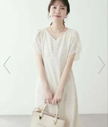 natural couture 도트 원피스