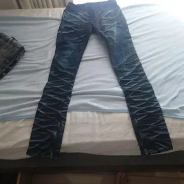 Johnny D 스키니 데님 다크 블루