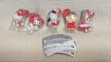 산리오 컬러 컬렉션 참 red 가챠가챠 헬로키티