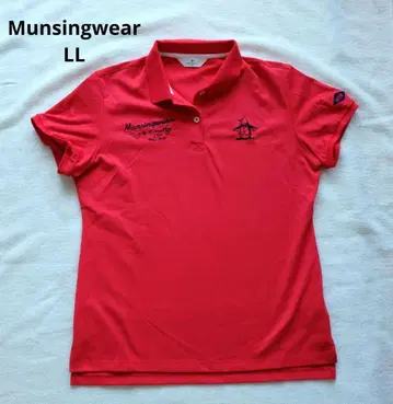 Munsingwear/먼싱웨어 여성용 골프웨어 폴로 셔츠 빨간색